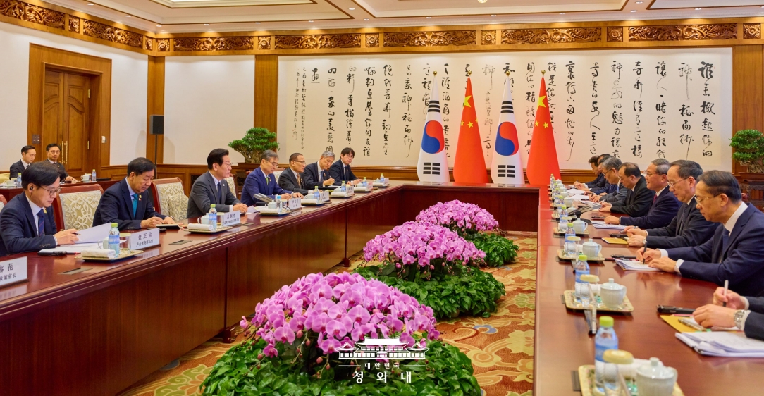 이재명 대통령 중국 주요 지도자 연쇄 면담                                                                                                      