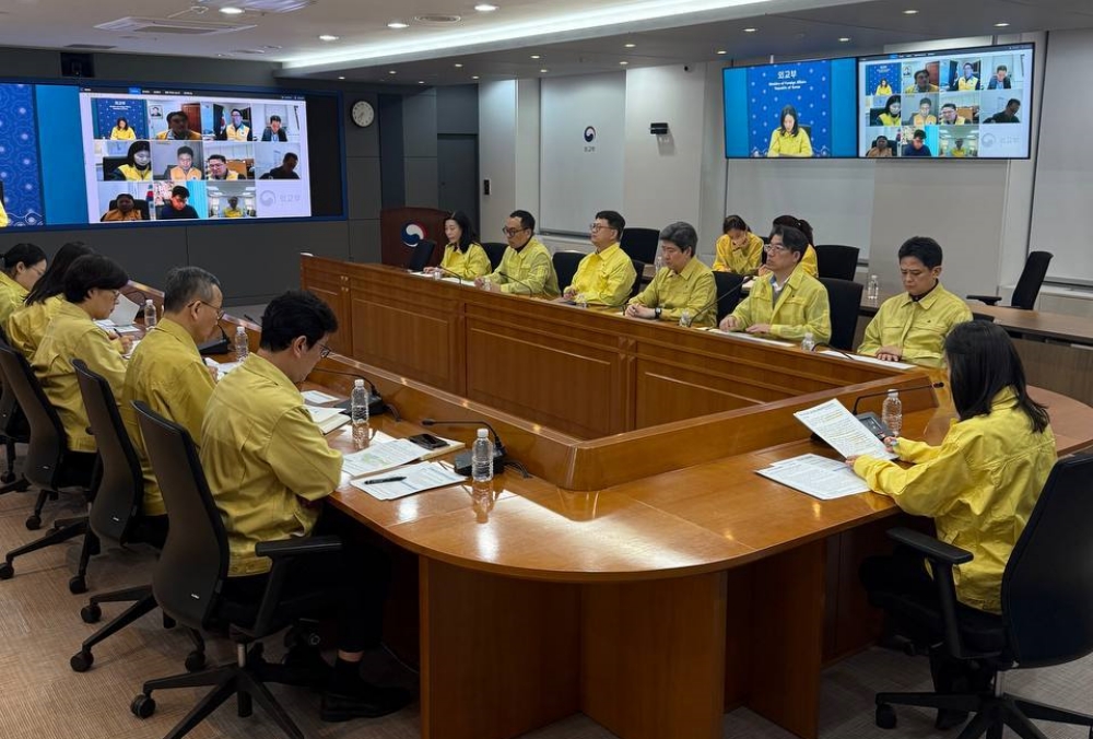 중동 정세 및 재외국민 보호 관련 외교부 2차관 주재 본부-공관 합동 상황점검회의 개최