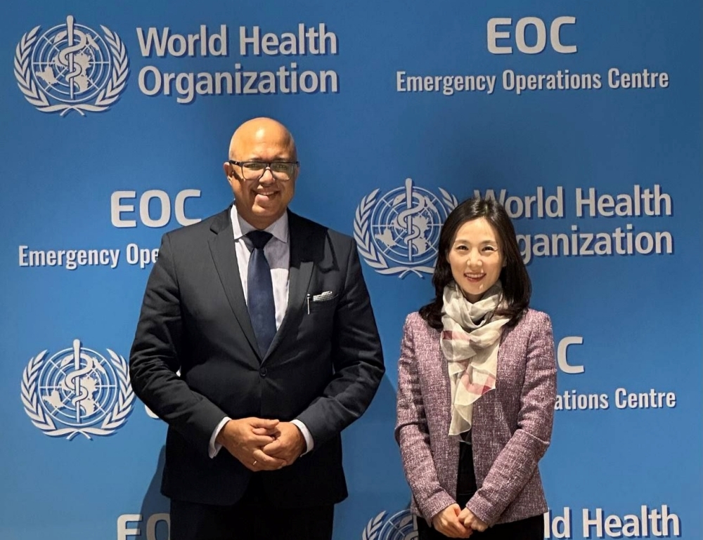 김진아 2차관, 유엔 난민최고대표 및 WHO 사무차장 면담